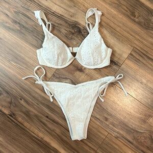 Hollister eyelet bikini NWOT